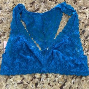NWT! Victorias Secret Teal Lace Lined Bralette S